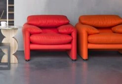 675 Maralunga Lounge Chair, 1973