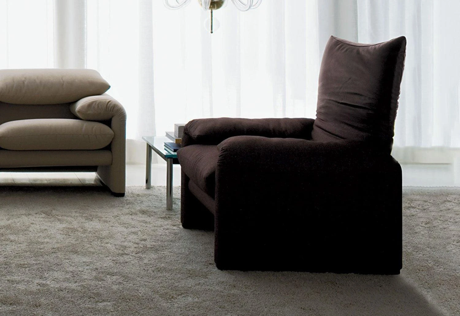 675 Maralunga Lounge Chair, 1973 4 675 Maralunga Lounge Chair, 1973 - Image 2