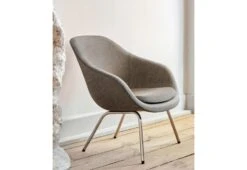 Hay AAL 87 Lounge Chair -Online Furniture Shop AAL 87 w seat cushion Remix 242 chromed steel base