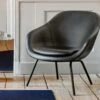 Hay AAL 87 Lounge Chair 1 Hay AAL 87 Lounge Chair -Online Furniture Shop AAL 87 w seat cushion Silk SIL0842 black powder coated steel base Slit Table Round High mirror Marselis Floor Lamp ash grey