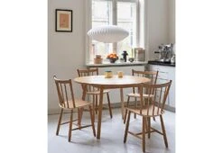 Hay J41 Chair -Online Furniture Shop Bubble Lamp Saucer M J41 oiled oak Triangle Leg Table oiled oak
