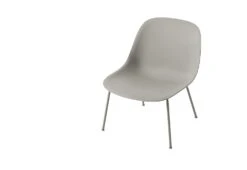 Muuto Fiber Lounge Chair -Online Furniture Shop Fiber lounge tube base grey Muuto hi res 150