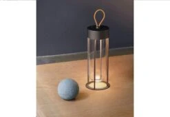 Flos In Vitro Unplugged Table Lamp, 2021 -Online Furniture Shop Flos Philippe Starck In VitroUnplugged Anthracite orange life 1