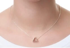 Shape In Shape Necklace, Triangle -Online Furniture Shop Kei Tominaga Shape in Shape Square necklace 10