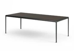 1966 Outdoor Dining Table, 1960 -Online Furniture Shop Knoll Richard Schultz 1966 outdoor dining table dark bronze onyx large rectangle