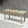 Muuto Linear Wood Bench -Online Furniture Shop Linear bench oak mini stacked ambit white ply black white framed taupe Muuto