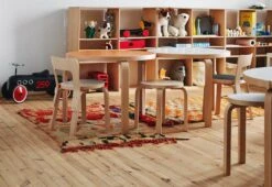 Artek Aalto N65 Children's Chair, 1935 -Online Furniture Shop N65 Childrens chair feature 1