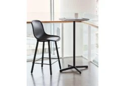 Hay Neu 12 Bar Stool -Online Furniture Shop Neu 12 Bar Stool soft black shell soft black stained oak Neu Table High anthracite