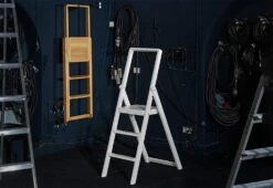 Design House Stockholm Step Ladder, 2009 -Online Furniture Shop Step Ladder white and oak lifestyle 1