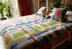 Gwynne Wool Block Throw -Online Furniture Shop Wallace Sewell Gwynne Block Throw 2