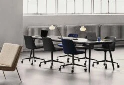 Rely Castor Chair With Seat Cushion 9 Rely Castor Chair With Seat Cushion -Online Furniture Shop andtraditon Hee Welling Rely HW22 swivel castor cushion 4