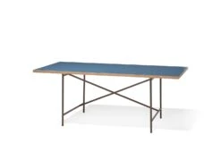 Eiermann 1 Desk Large, 1953 36 Eiermann 1 Desk Large, 1953 -Online Furniture Shop brass midnight blue lino oak edge 1 e159f535 9700 465c 8a98 d5949ad716e3