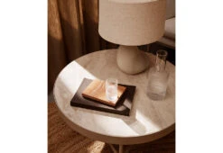 Ferm LIVING Travertine Side Table, Large 10 Ferm LIVING Travertine Side Table, Large -Online Furniture Shop ferm living travertine side table large 1