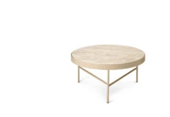Ferm LIVING Travertine Side Table, Large