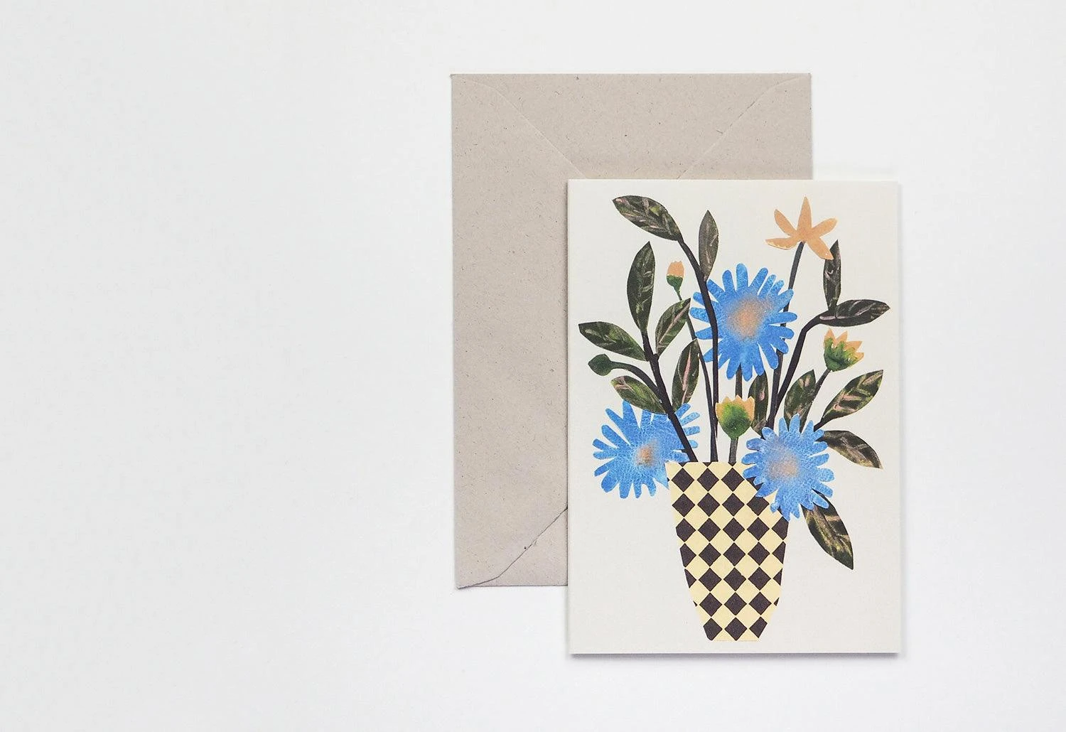 Checker Vase Card 3 Checker Vase Card