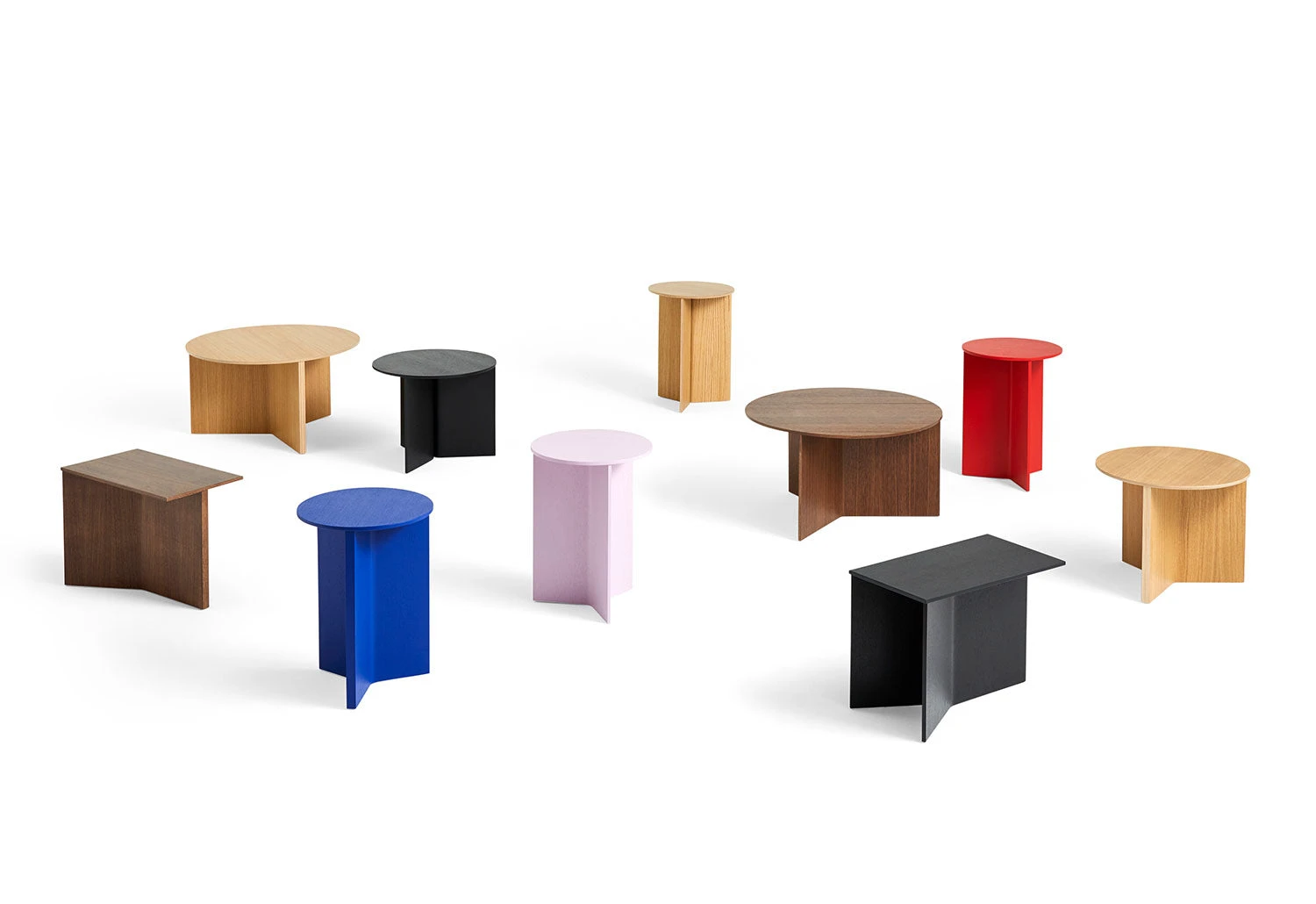 Hay Slit Table Wood, Round 7 Hay Slit Table Wood, Round - Image 5