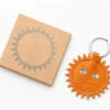 Sun Leather Keyring -Online Furniture Shop herr pong berlin sun keyring 1