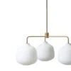 Holborn 3 Chandelier -Online Furniture Shop holborn 3 pendant lamp opal glass shade brass detail rubn lighting masked 46340293392 o