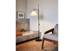 Marset Funiculi Floor Lamp With Fabric Shade, 2018 -Online Furniture Shop marset funiculi floor fabric 1