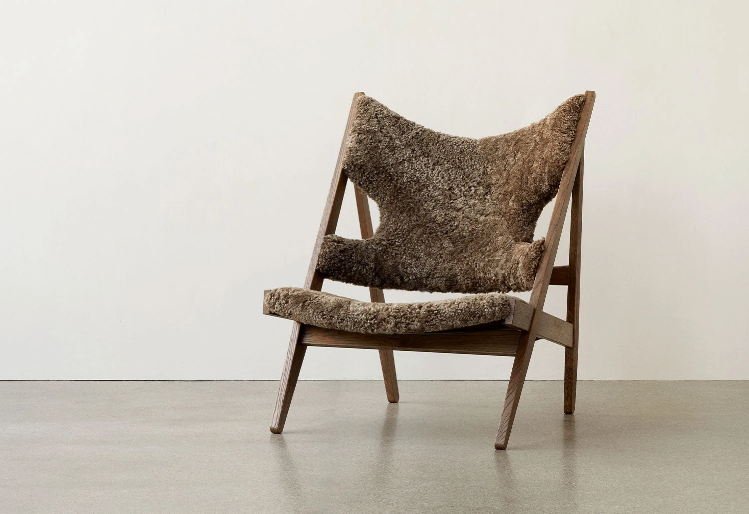 Menu Sheepskin Knitting Chair, 1951 4 Menu Sheepskin Knitting Chair, 1951 - Image 2