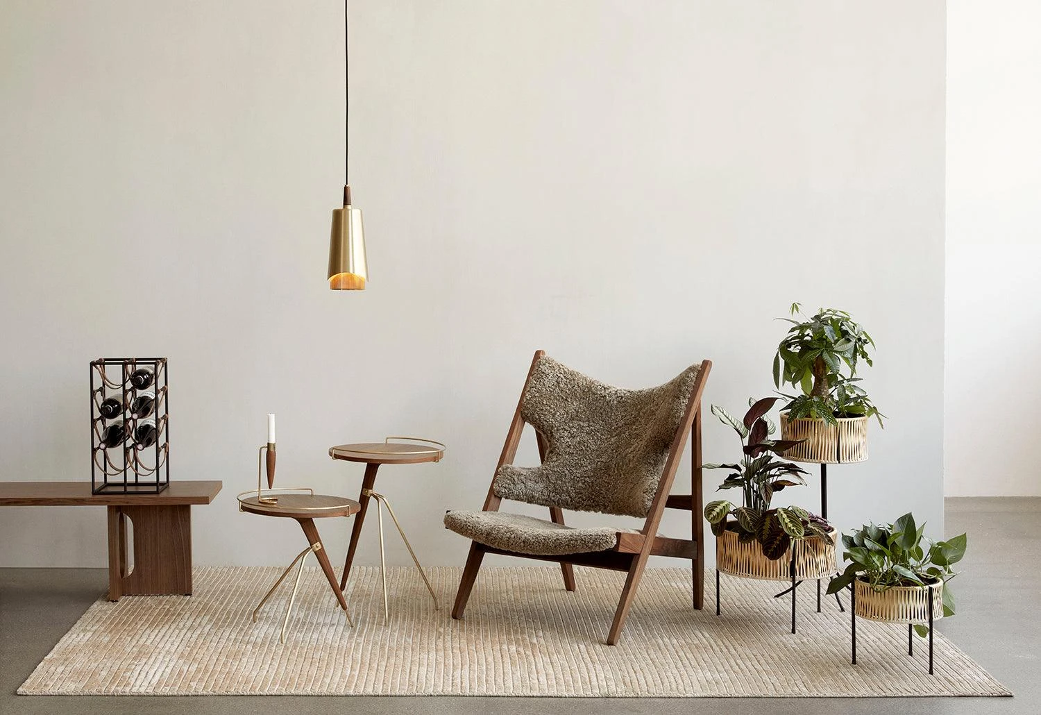 Menu Sheepskin Knitting Chair, 1951 7 Menu Sheepskin Knitting Chair, 1951 - Image 5