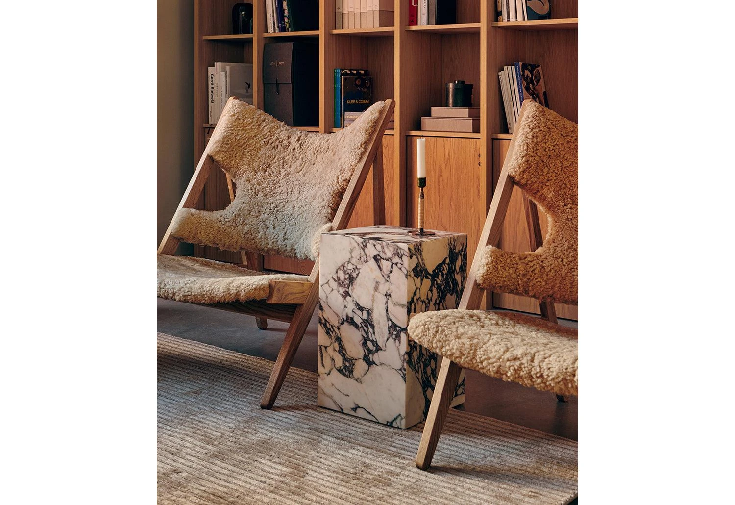 Menu Sheepskin Knitting Chair, 1951 9 Menu Sheepskin Knitting Chair, 1951 - Image 7