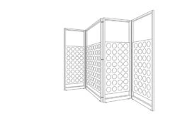 Eiermann Screen, 1968 -Online Furniture Shop richard lampert paravent screen