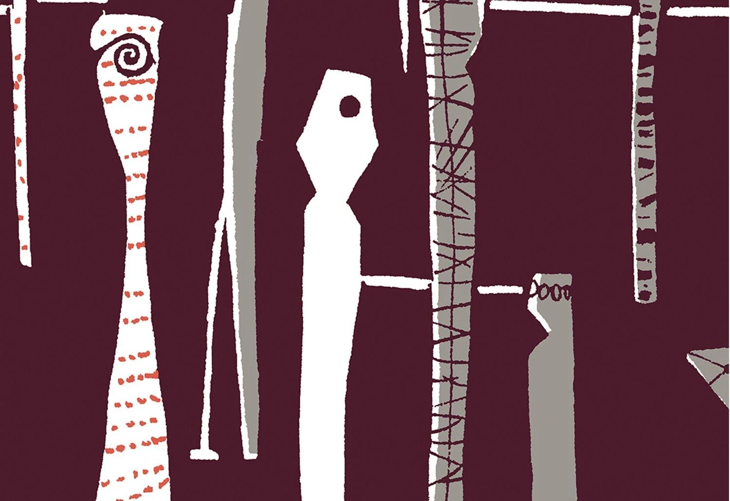 Spectators Fabric, 1953 5 Spectators Fabric, 1953 - Image 3