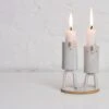 Double Candle Holder -Online Furniture Shop twentytwentyone Atelier Stella Double wave candleholder 1