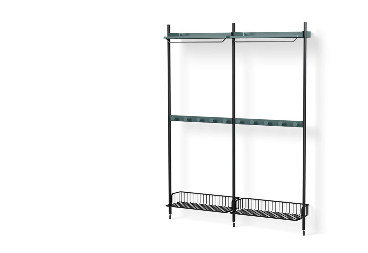 Hay Pier Shelving System, Combination 10442 - 2 Columns 3 Hay Pier Shelving System, Combination 10442 - 2 Columns