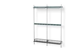 Hay Pier Shelving System, Combination 10442 - 2 Columns 20 Hay Pier Shelving System, Combination 10442 - 2 Columns -Online Furniture Shop twentytwentyone HAY Ronan and Erwan Bouroullec Pier Shelving combination 10442 12