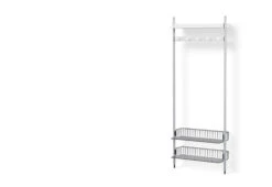 Hay Pier Shelving System, Combination 1051 - 1 Column 23 Hay Pier Shelving System, Combination 1051 - 1 Column -Online Furniture Shop twentytwentyone HAY Ronan and Erwan Bouroullec Pier Shelving combination 1051 7