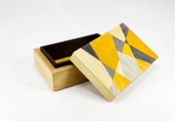 Cubist Tray Box -Online Furniture Shop twentytwentyone Kevin Stamper Cubist Box Yellow 3