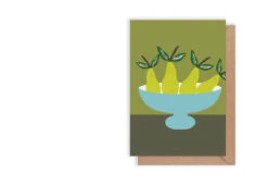 Pear Fruit Bowl Card