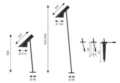 Louis Poulsen AJ Garden Bollard 19 Louis Poulsen AJ Garden Bollard -Online Furniture Shop twentytwentyone Louis Poulsen Arne Jacobsen AJ Garden Bollard 10 4de40ac6 8543 40b9 84e6 1508b639aae9