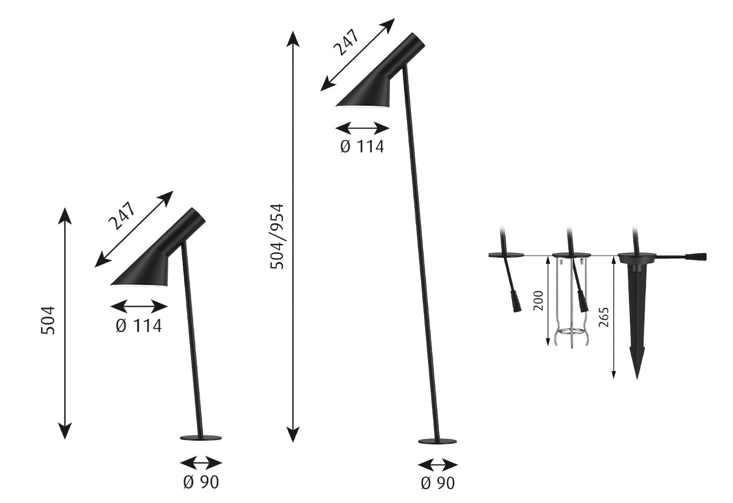 Louis Poulsen AJ Garden Bollard 11 Louis Poulsen AJ Garden Bollard - Image 9
