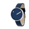 Midnight Blue Picto Watch, Leather Strap