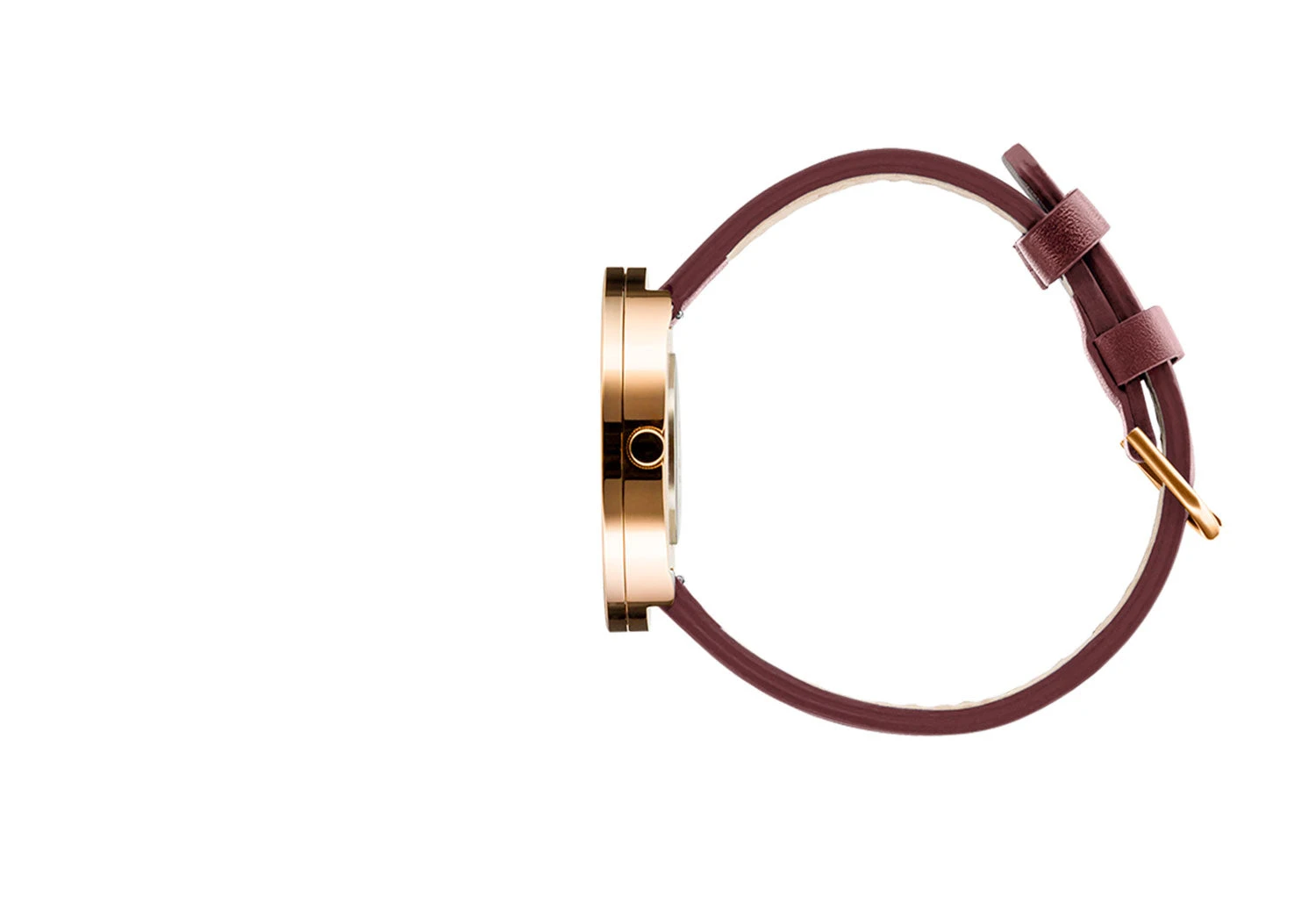 White Dial Picto Watch, Leather Strap 6 White Dial Picto Watch, Leather Strap - Image 4