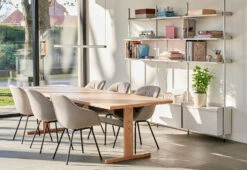 Hay Passerelle Table, Veneer Tabletop, 2022 -Online Furniture Shop twentytwentyone hay erwan ronan bouroullec passerelle table veneer tabletop 15