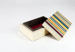 Candy Stripe Charm Box -Online Furniture Shop twentytwentyone kevin stamper candy stripe vaneer box tray 2