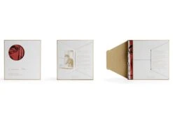 Black Leaf Tea Towel, 1959 -Online Furniture Shop twentytwentyone lucienne day tea towel packaging