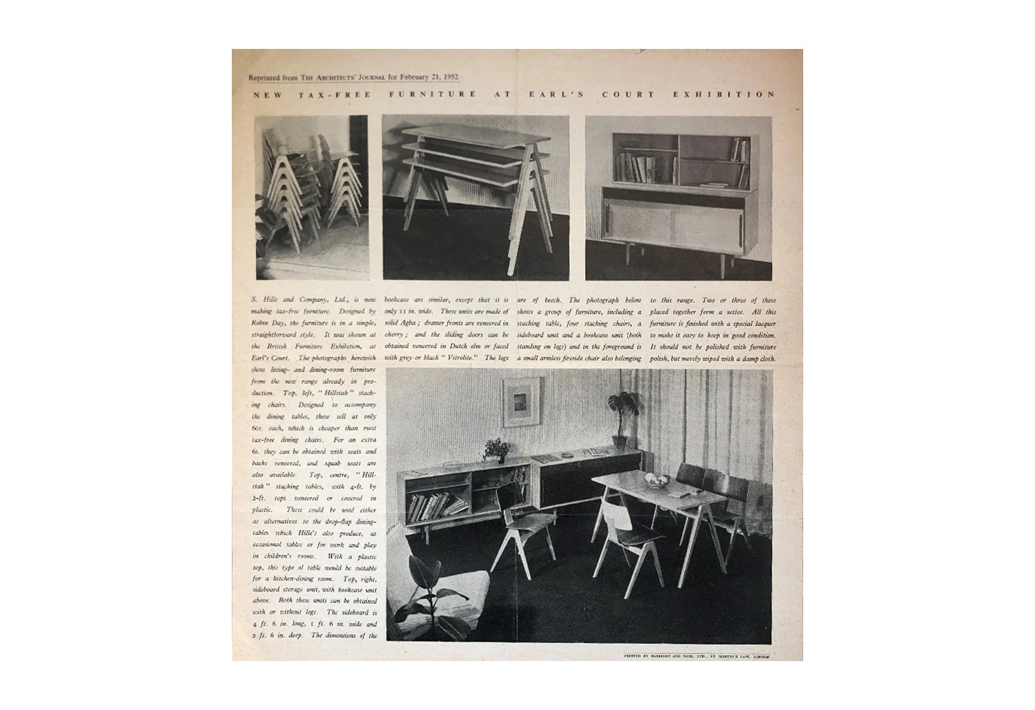 Robin Day, Slat Chair, Hille, 1952 11 Robin Day, Slat Chair, Hille, 1952 - Image 9