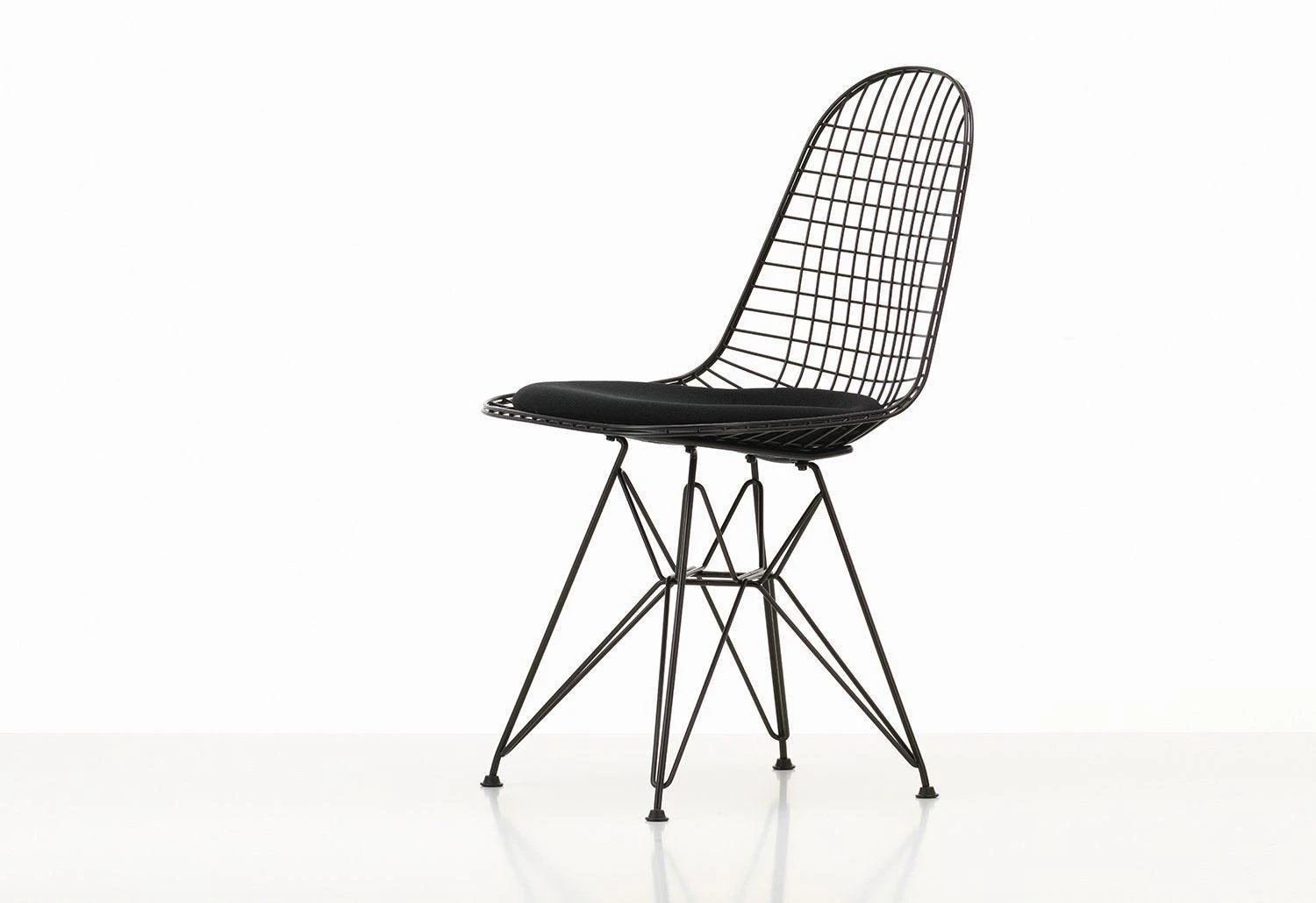 Vitra Eames DKR Wire Chair With Upholstery, 1951 3 Vitra Eames DKR Wire Chair With Upholstery, 1951