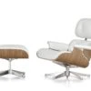 Vitra Eames Lounge Chair + Ottoman - Snow, 1956 -Online Furniture Shop vitra eames lounge 670 ottoman white 1